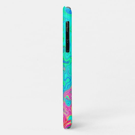 Groovy Abstrakt Retro Rainbow Liquid Swirl Case-Mate iPhone Hülle (Hinten/Links)