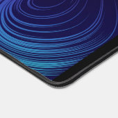 Groovy Abstrakte Wirbel und Kreise Cool Schreibtischunterlage (Ecke)