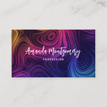 Groovy Abstrakte Wirbel und Kreise Cool