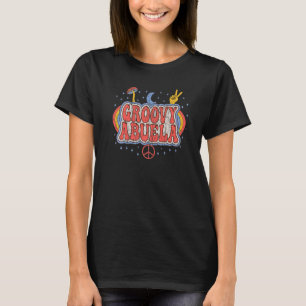 Groovy Abuela 70er Ästhetische Nostalgie in den 19 T-Shirt