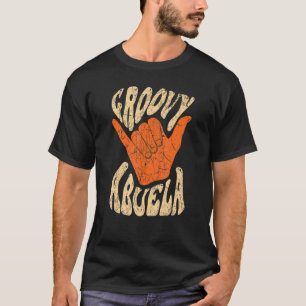 Groovy Abuela 70er Ästhetische Nostalgie in den 19 T-Shirt