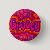 Groovy Abzeichen Button (Vorderseite)