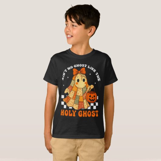 Groovy Ain’t No Ghost Like The Holy Christian Hall T-Shirt (Vorne ganz)