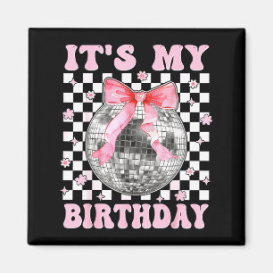 Groovy Alles Gute zum Geburtstag Teenie-Mädchen Di Magnet