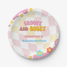 Groovy and Boozy Junggeselinnen-Abschied Decor 70e