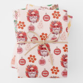 Groovy and Bright Santa Geschenkpapier Set (Beispiel)
