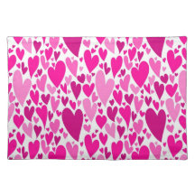 Groovy and Romantic Pink Hearts Valentinstag