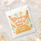 Groovy and wild Retro sun Kindergeburtstag Geschenktütchen (Ausgeschnitten)