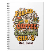 Groovy - Angetrieben von Kaffee und Klassenchaos - Notizblock (Vorderseite)