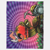 Groovy Animated Animated Animals Fleecedecke (Vorderseite)