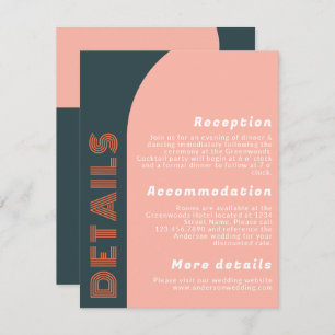 Groovy Arch Retro Hochzeitdetails   Orange Peach