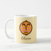 Groovy Aries Benutzerdefiniert Kaffeetasse (Links)