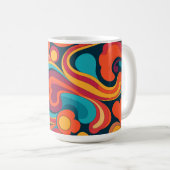 Groovy Art Coffee Tasse (VorderseiteRechts)