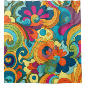 Groovy Art Duschvorhang (Vorderseite)