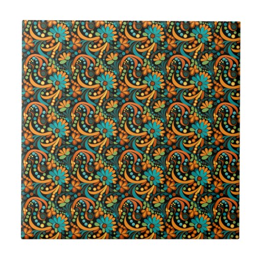 Groovy Art Keramik Tile Fliese (Vorderseite)