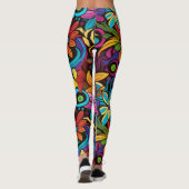 Groovy Art Leggings (Rückseite)