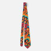 Groovy Art Neck Tie Krawatte (Rückseite)