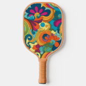 Groovy Art Pickleball Paddle (Rückseite)