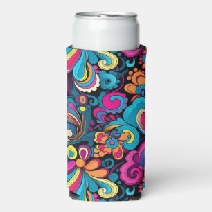 Groovy Art Seltzer Can Cooler Selters Dosenkühler