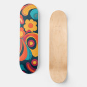 Groovy Art Skateboard (Vorderseite)