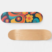 Groovy Art Skateboard (Horizontal)