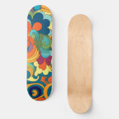 Groovy Art Skateboard (Vorderseite)