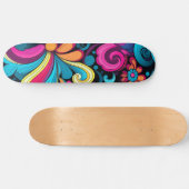 Groovy Art Skateboard (Horizontal)
