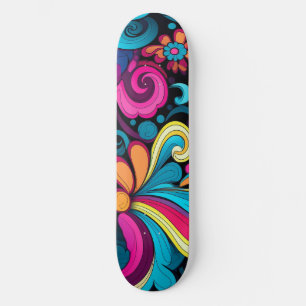 Groovy Art Skateboard