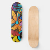 Groovy Art Skateboard (Vorderseite)