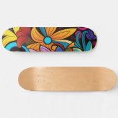 Groovy Art Skateboard (Horizontal)