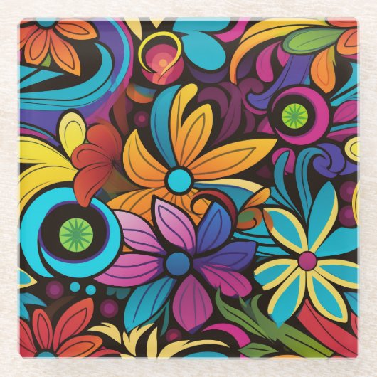 Groovy Art Untersetzer (Vorderseite)