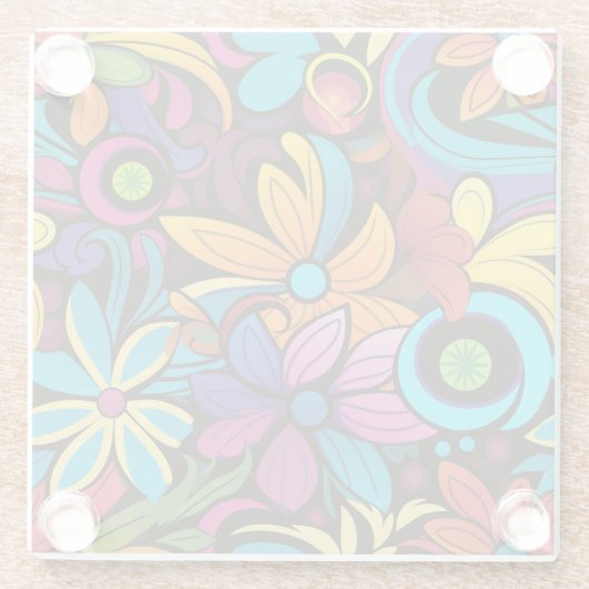 Groovy Art Untersetzer (Rückseite)