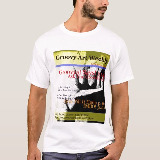 Groovy Art Weekly Vol. 1 Nr. 1 T-Shirt (Vorderseite)