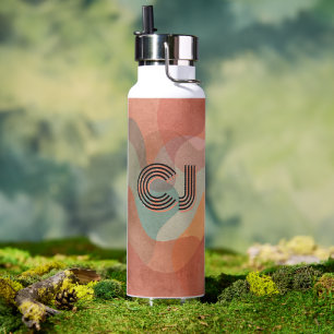 Groovy Ästhetik Abstract Wasserflasche Trinkflasche