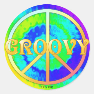 Groovy Aufkleber