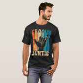 Groovy Auntie 70er Ästhetische Nostalgie 1970er Ja T-Shirt (Vorne ganz)