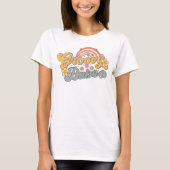 Groovy Babe, Positive Vibes T - Shirt (Vorderseite)