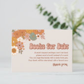 Groovy Baby Book Request Begleitkarte (Stehend Vorderseite)