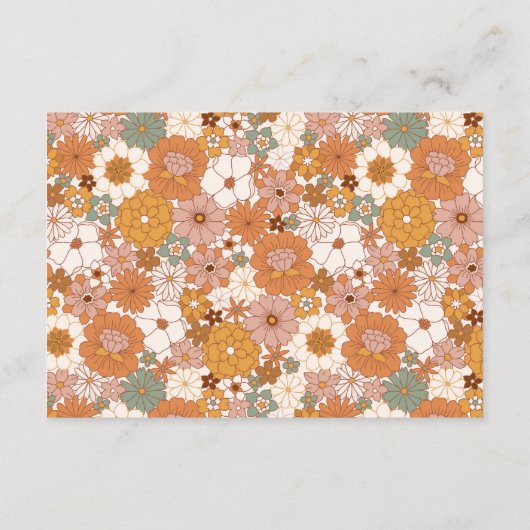 Groovy Baby Book Request Begleitkarte (Rückseite)