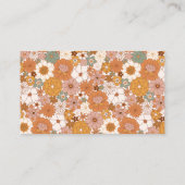 Groovy Baby Diaper Raffle Umschließkarte Begleitkarte (Rückseite)