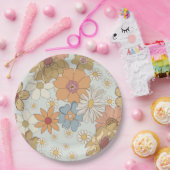 Groovy Baby Dusche Retro Party Teller (Party)