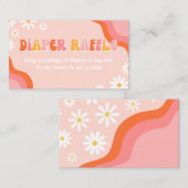 Groovy Baby Duwer Diaper Raffelkarten Begleitkarte (Vorne/Hinten)