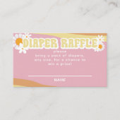 Groovy Baby Duwer Windelwanne, 70er Jahre Vibe Begleitkarte (Vorderseite)