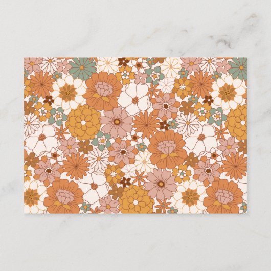 Groovy Baby Enclosure Card Begleitkarte (Rückseite)