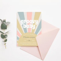 Groovy Baby Hippie Retro Babydusche