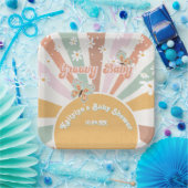 Groovy Baby Retro 70er Hippie Sunshine Daisies Pappteller (Party)