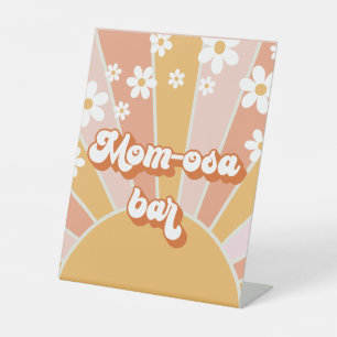 Groovy Baby Retro Sunshine Baby Dusche Mama-Osa Ba Sockelschild