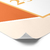 Groovy Baby Retro Sunshine Babydusche Fälligkeitsd Poster (Ecke)