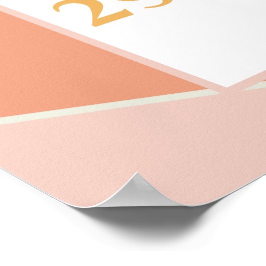 Groovy Baby Retro Sunshine Babydusche Fälligkeitsd Poster (Ecke)