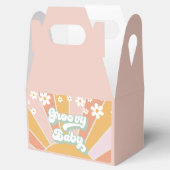 Groovy Baby Retro Sunshine daisy boho vielen Dank Geschenkschachtel (Geöffnet)